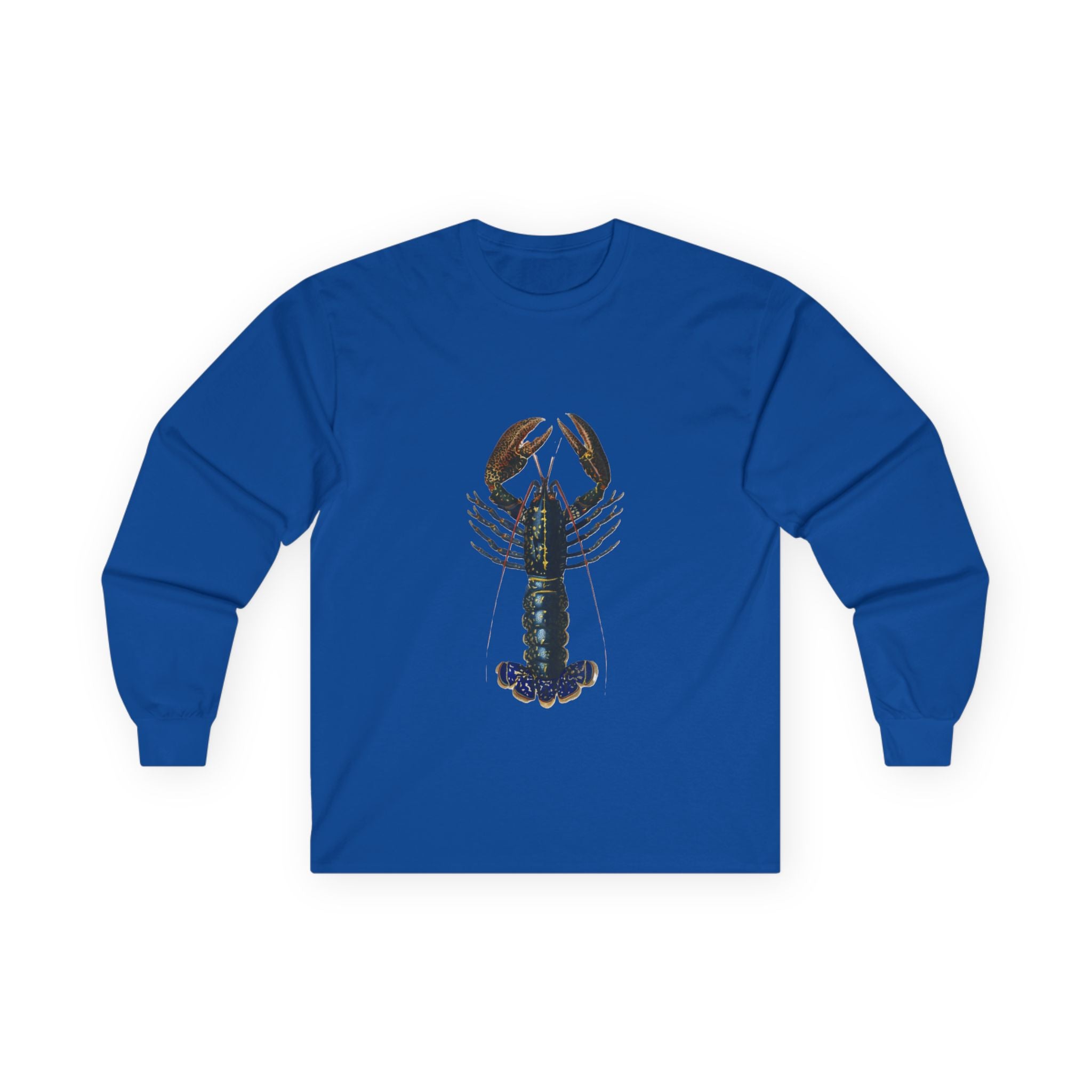 Lobster Long Sleeve Tee — Coastal Fishing Shirt