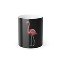 Color-Changing Flamingo Mug — 11oz Magic Heat Reveal Coffee Cup