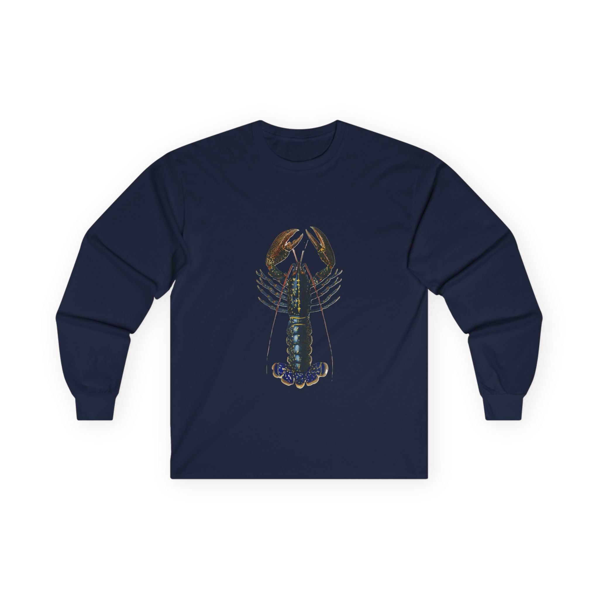 Lobster Long Sleeve Tee — Coastal Fishing Shirt