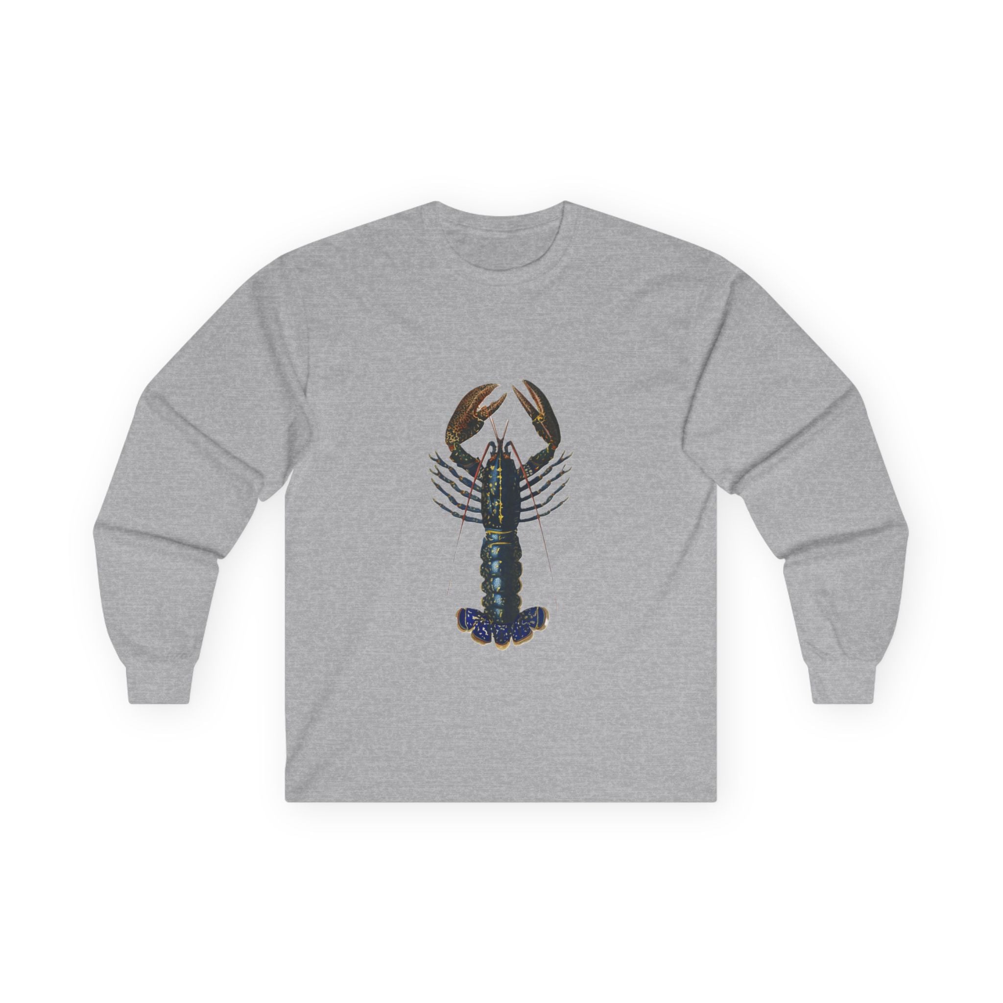 Lobster Long Sleeve Tee — Coastal Fishing Shirt