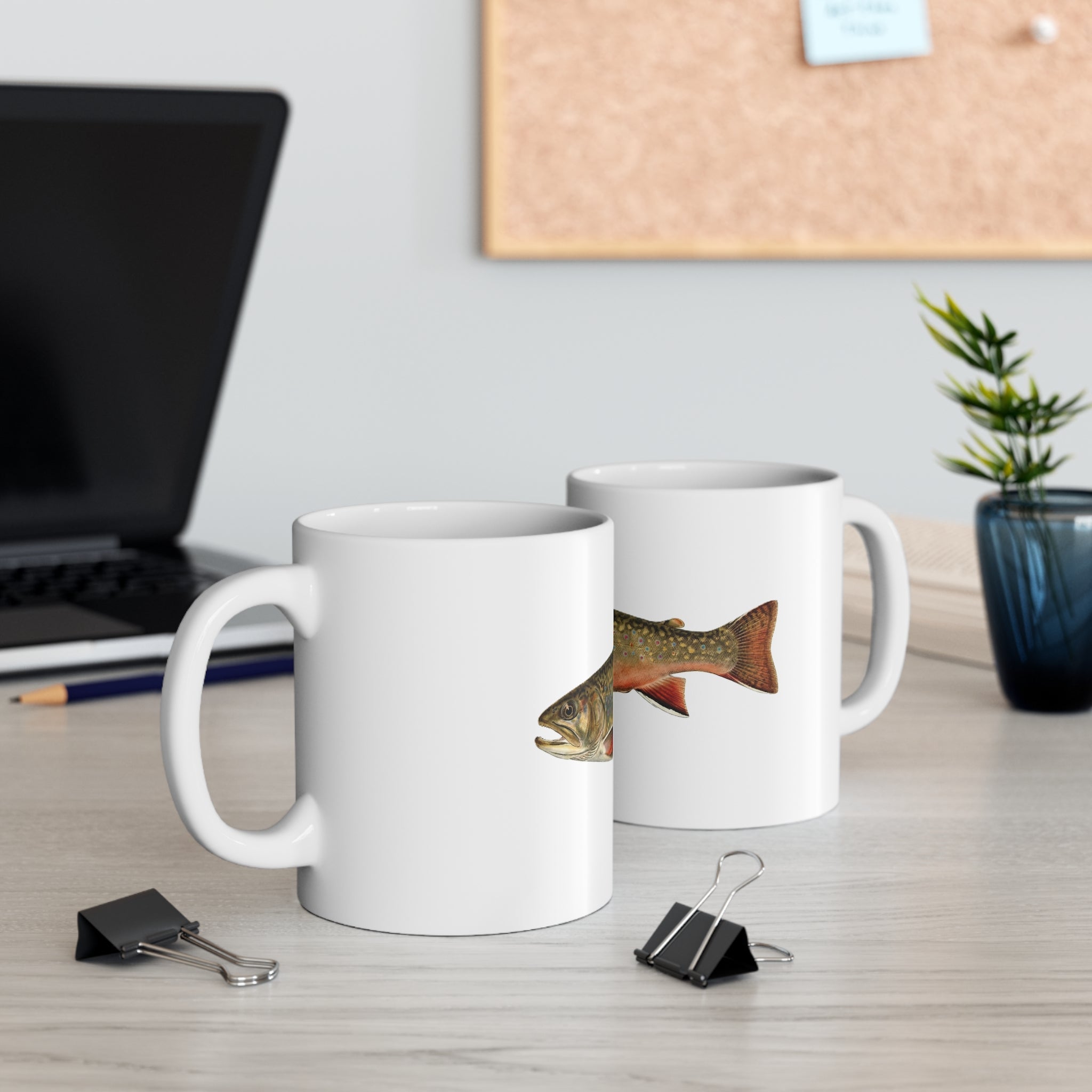 Fish Mug - Male Trout (11 oz)