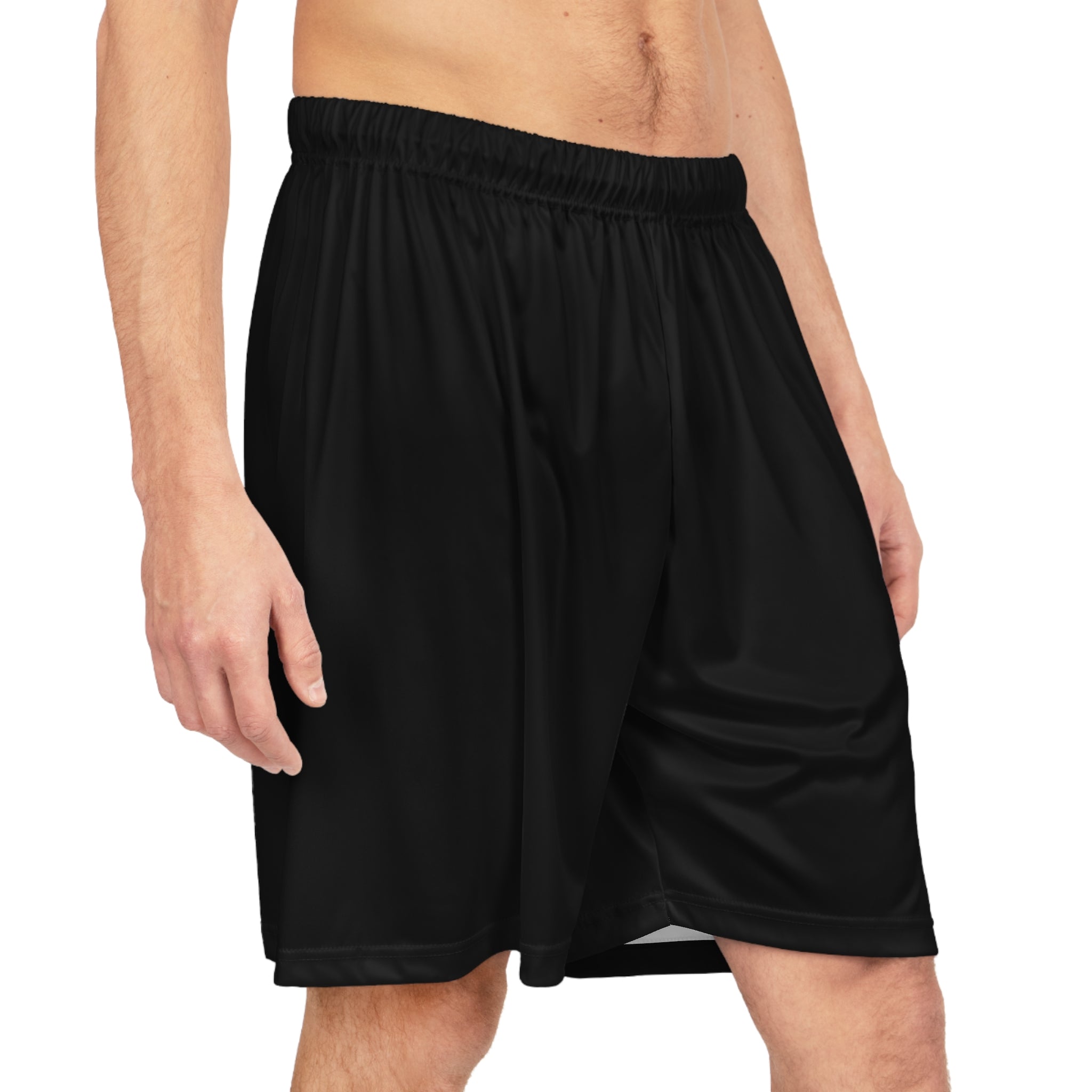 Red Ibis Black Basketball Shorts – Athletic AOP Shorts
