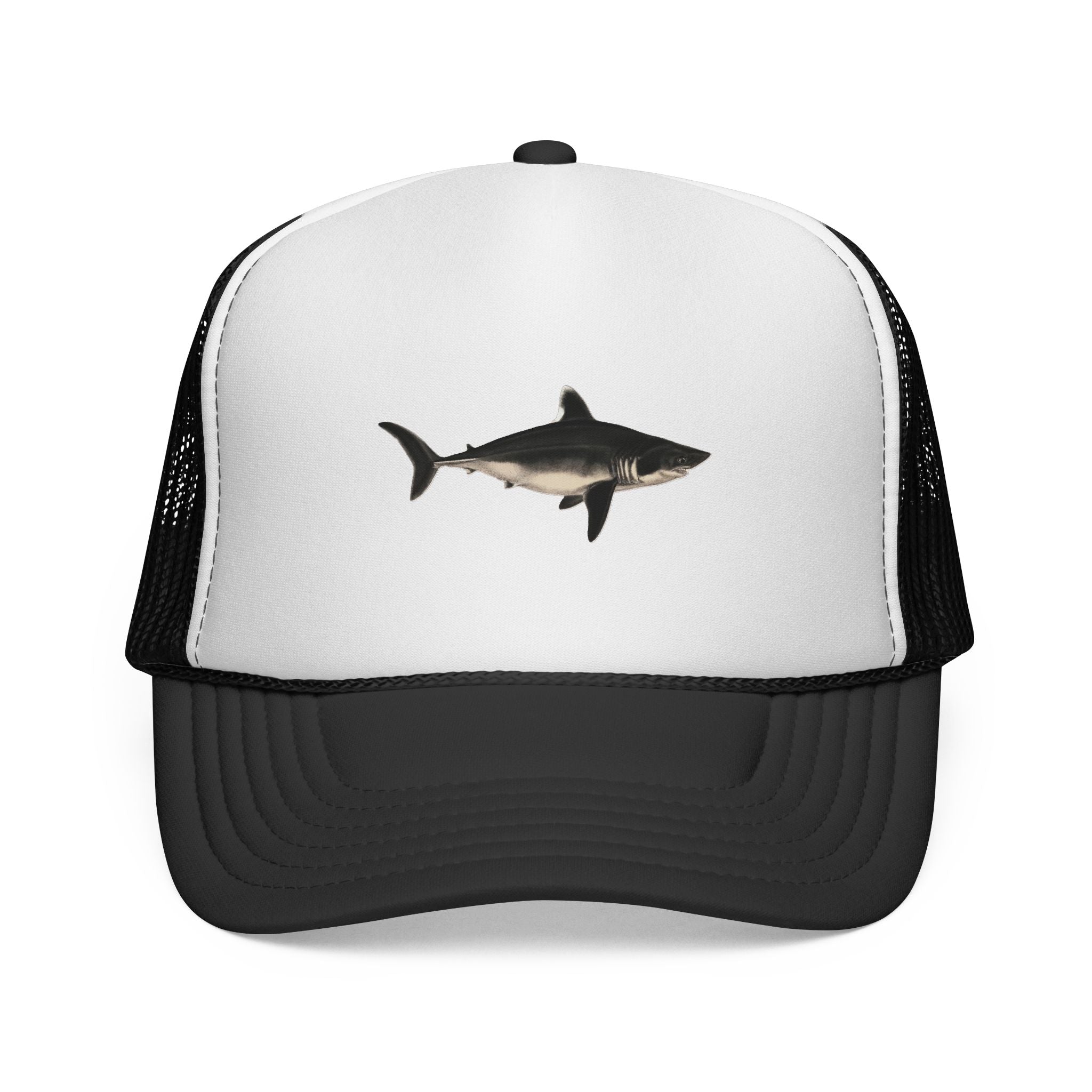 Shark Trucker Cap — Coastal Fishing Hat