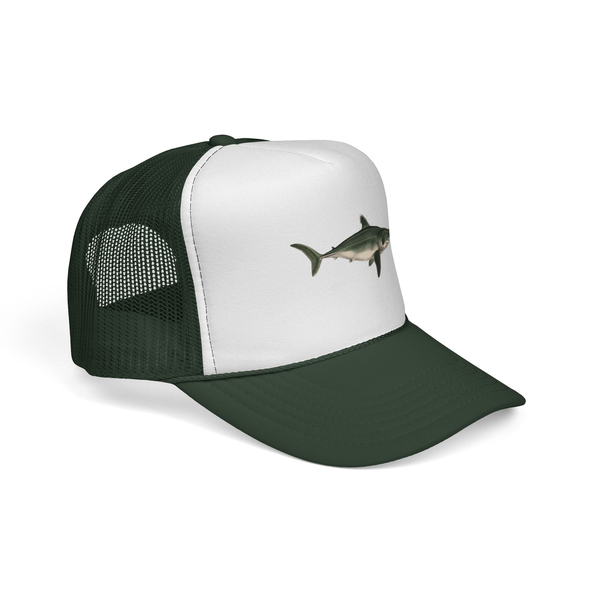 Shark Trucker Cap — Coastal Fishing Hat