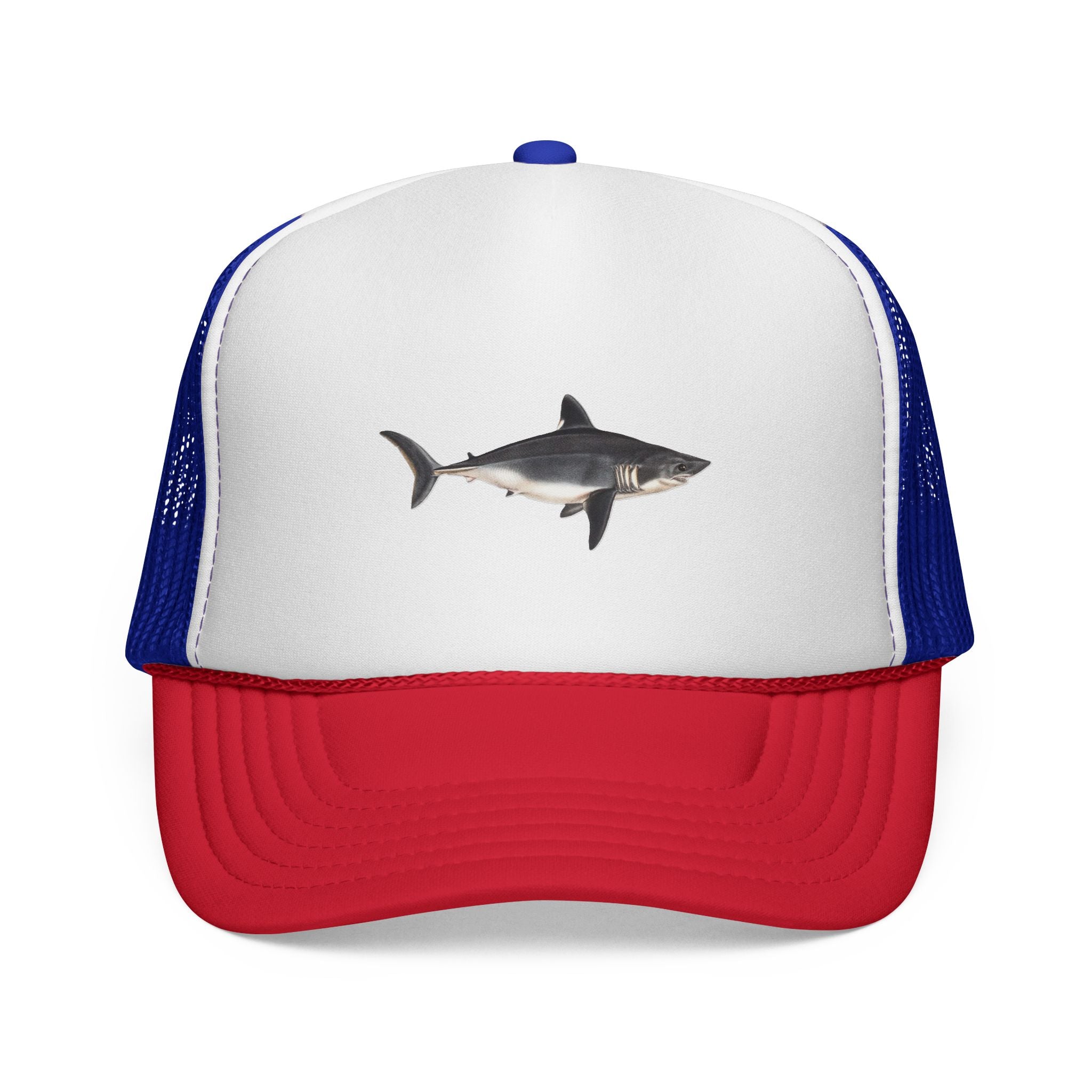 Shark Trucker Cap — Coastal Fishing Hat