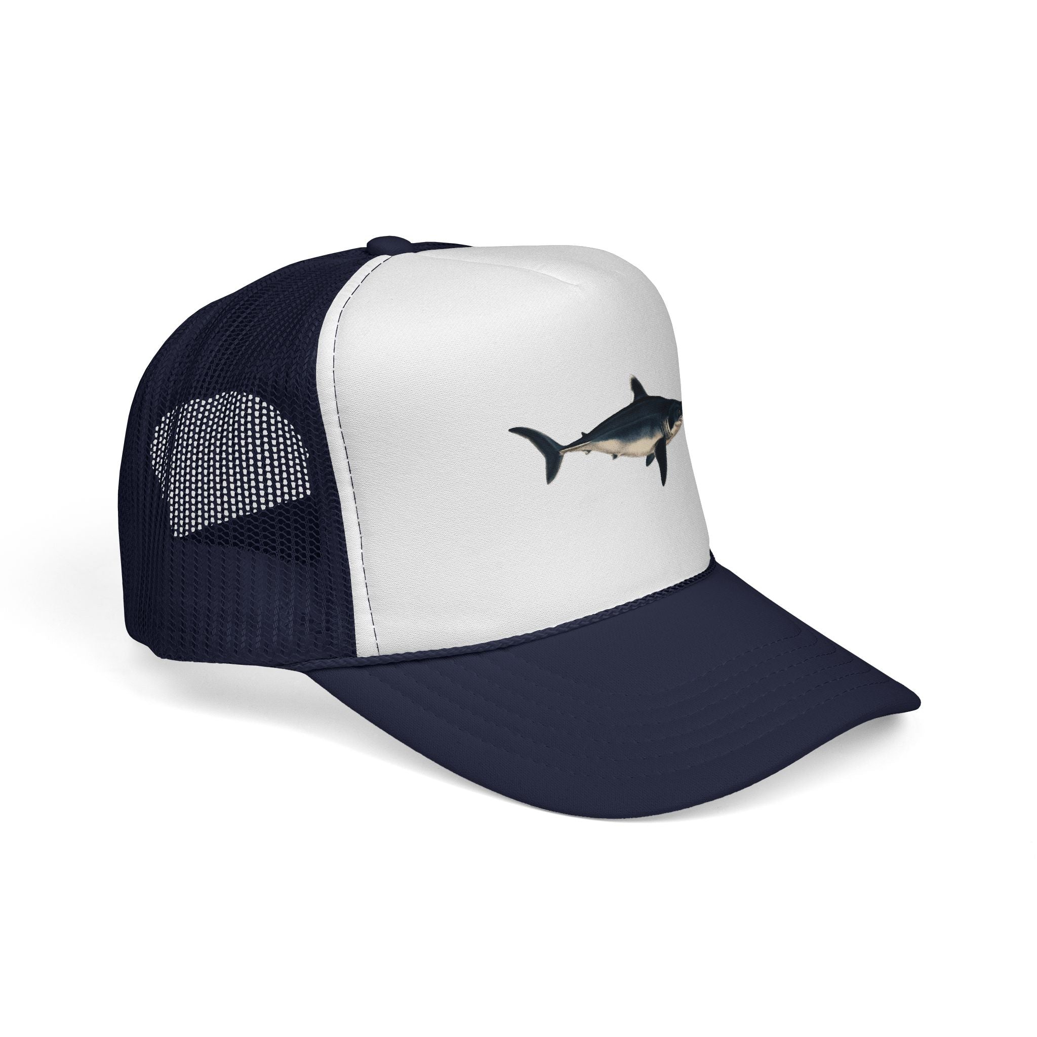 Shark Trucker Cap — Coastal Fishing Hat