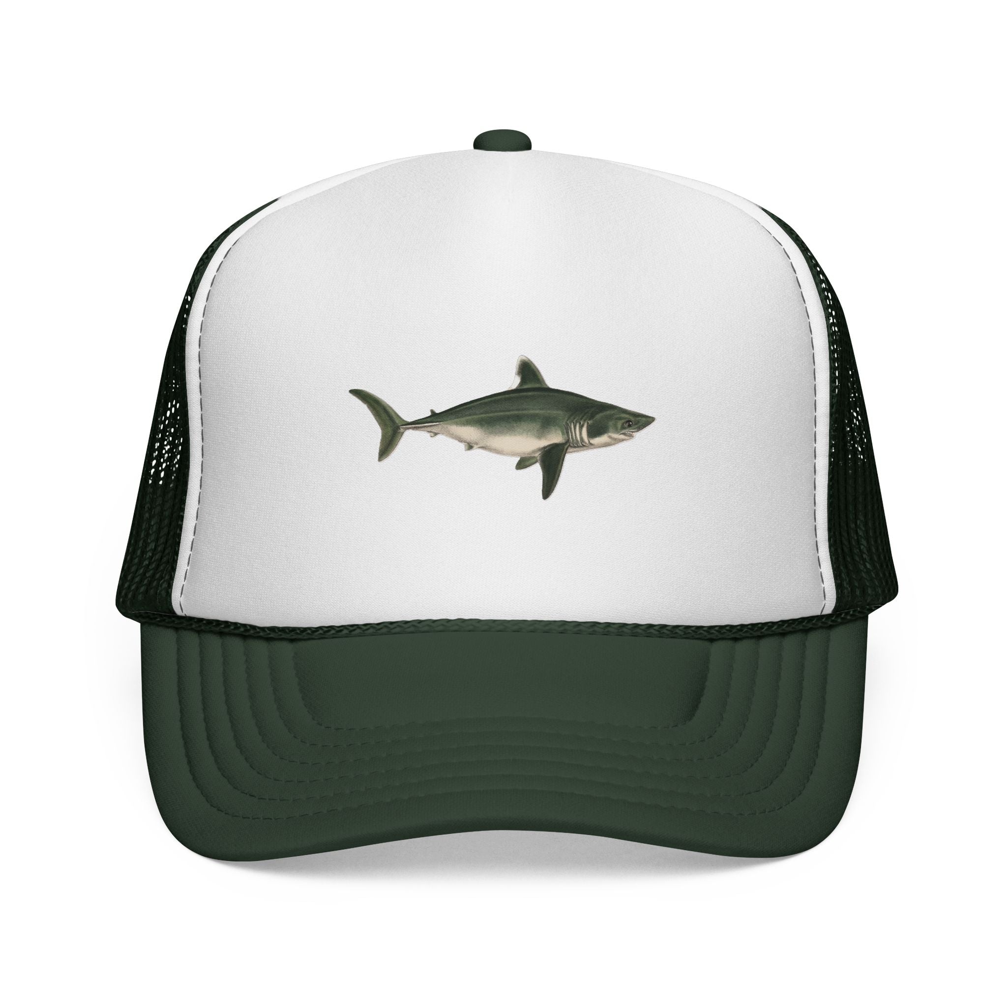 Shark Trucker Cap — Coastal Fishing Hat