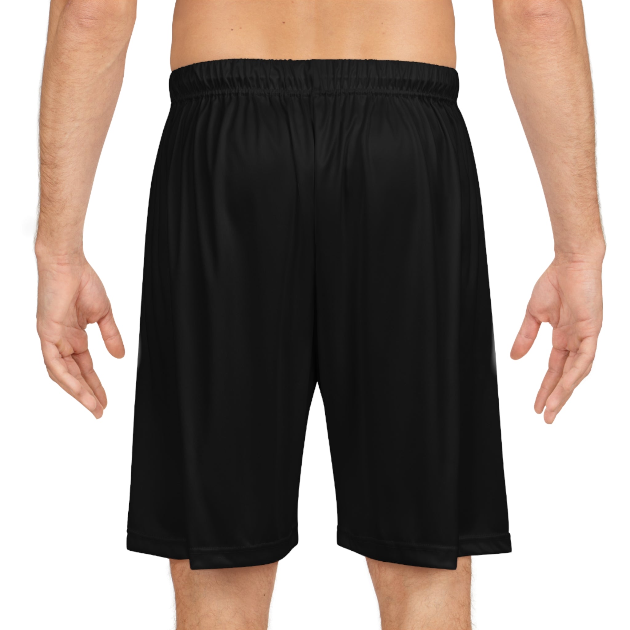 Red Ibis Black Basketball Shorts – Athletic AOP Shorts