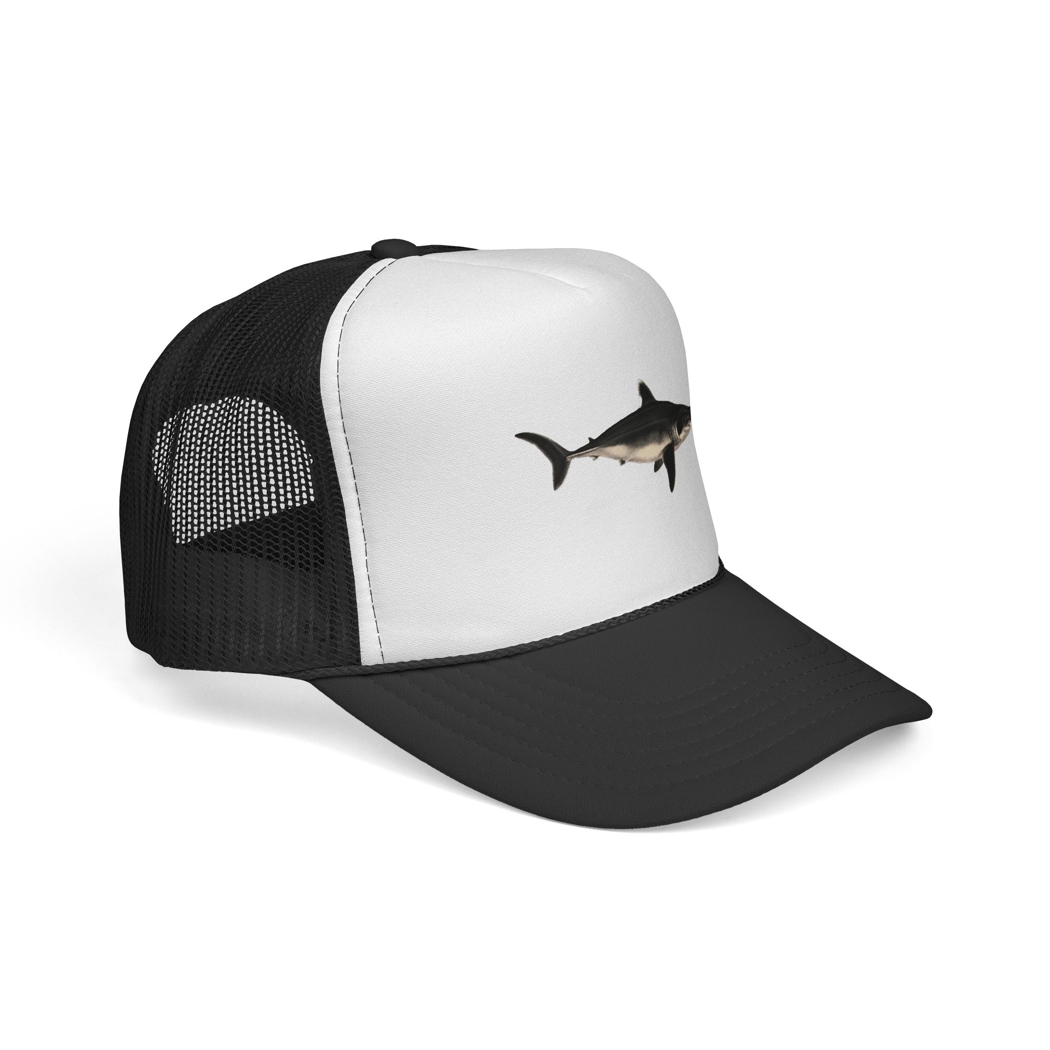 Shark Trucker Cap — Coastal Fishing Hat