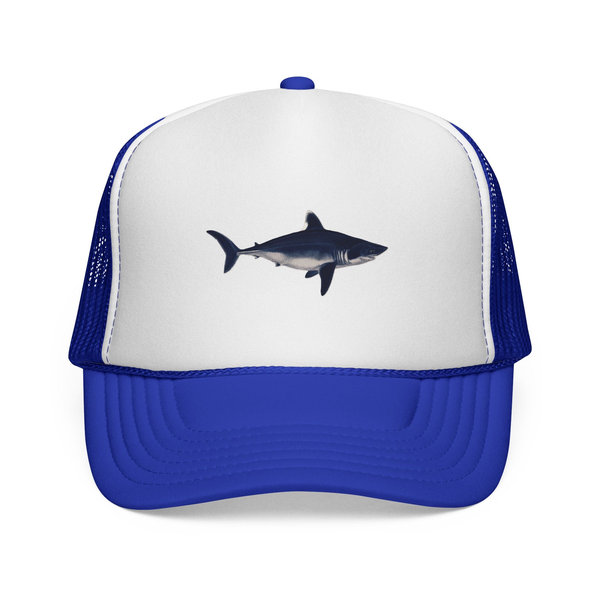 Shark Trucker Cap — Coastal Fishing Hat